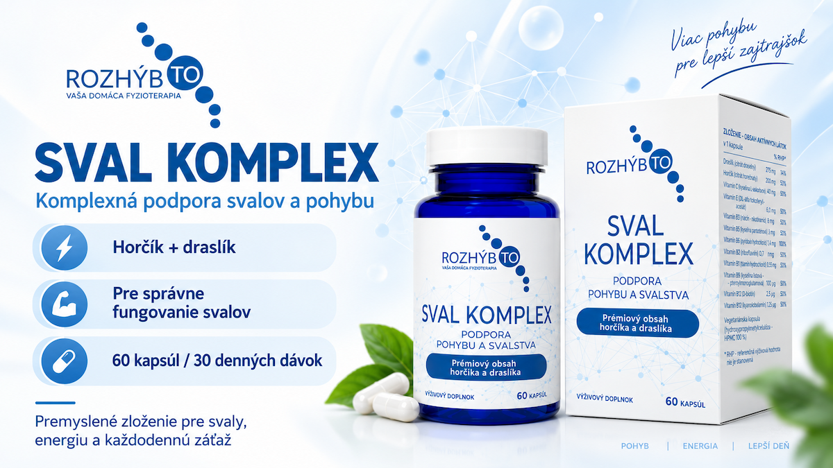 Sval Komplex - komplexná podpora svalov a pohybu